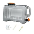thumbnail image 2 of Portador de almacenamiento de agua de contenedor de agua con tanque de agua del grifo sin dispensador de bebidas de fuga para conducir emergencia de 12l, 2 of 8