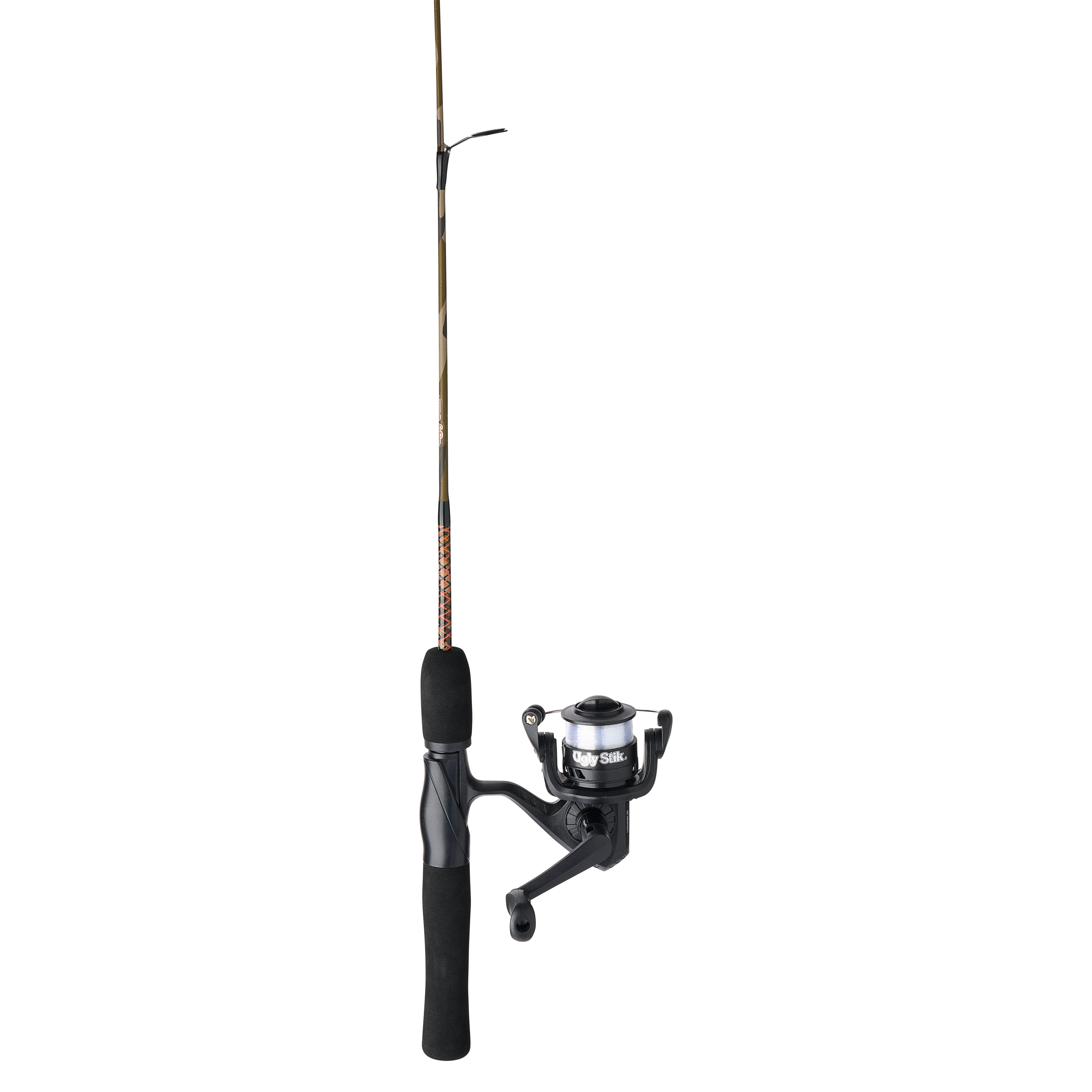 Ugly Stik Dock Runner Camo Spinning Combo, 3' 1-pc Medium Fishing Rod, 30-Size Reel