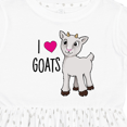 thumbnail image 4 of Inktastic I Love Goats Cute Goat Girls Toddler Dress, 4 of 5
