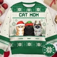 thumbnail image 4 of Suéter navideño feo con dibujo de gato, suéter navideño con impresión 3D, regalo de Papá Noel, sudadera 3D para hombre, otoño e invierno, 4 of 5