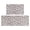 Baseballs Outlines White Pattern, variant on Baseballs and Quotes White Anti Fatigue Kitchen Rugs Set Of 2, Non Slip Washable Decorative Floor Mats for Kitchen Sink Laundry, 17"x30" and 17"x47"