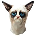 thumbnail image 1 of Máscara de látex para cosplay con gatos, Halloween, carnaval y pascua, talla única, 1 of 2