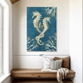 thumbnail image 2 of Elephant Stock Playa Sealife Ii Indigo Wall Art - Vertical Canvas Wall Art - Living Room Wall Decor - Animal Canvas - Blue And Orange Decor By Paul Brent - 32" x 48", 2 of 8