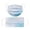 Sky, variant on Gradient Disposable Face Masks for Adults 3-Layer Breathable Tie-Dye Masks with Ear Loops Colorful Printed Safety Masks for Daily Use Outdoor and Work 2PCS