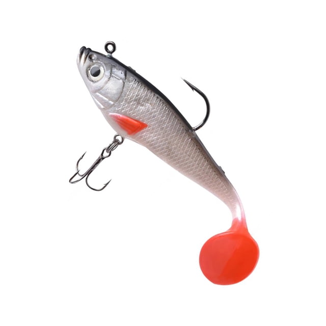 Naiovety Lifelike Lures Shiner Bait Bearking Hook Outdoor Accessories Color Supplies Attractive Bright Shiner Softness Tackle Fishing Pescar
