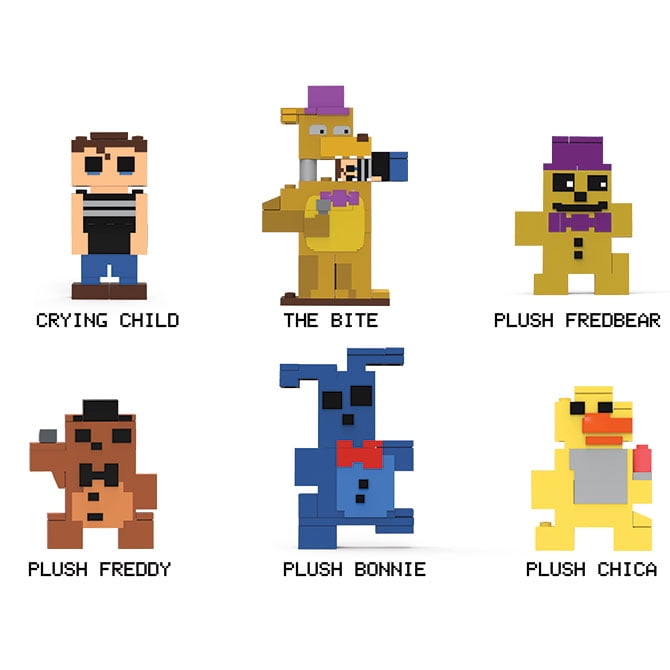 fnaf 8 bit figures series 2