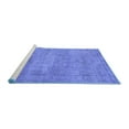 thumbnail image 2 of Ahgly Company Machine Washable Indoor Rectangle Oriental Blue Industrial Area Rugs, 6' x 9', 2 of 4