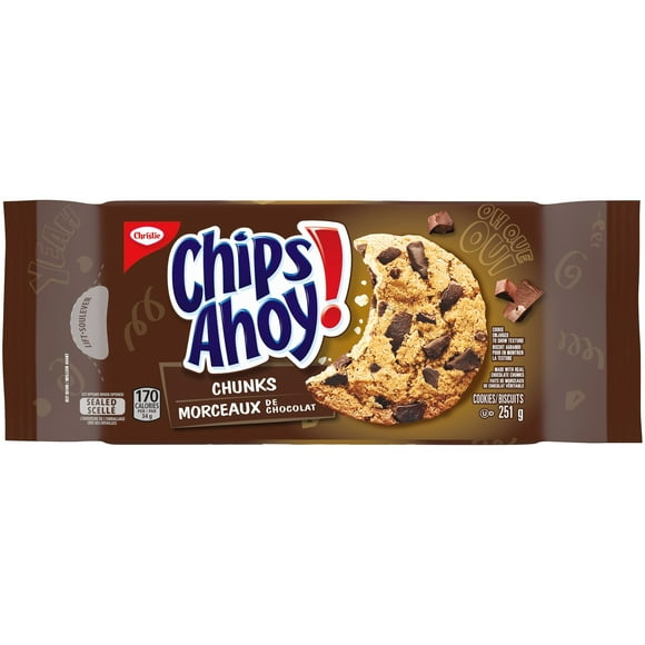 Chips Ahoy! Chunks Chocolate Chip Cookies, 251 g
