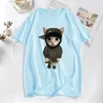 thumbnail image 5 of Yeat Kitty with Tonka T Shirts Men Funny Cute Cat Graphic Tee Printed T-shirt Cotton Tees Short Sleeve T-shirts Oversize, 5 of 9