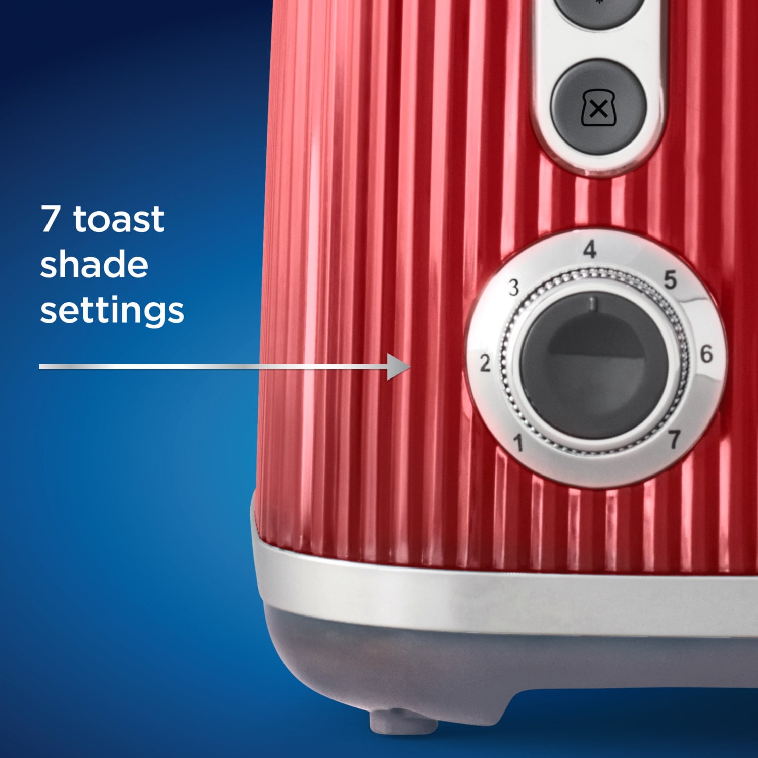 Oster Retro 2-Slice Toaster with Quick-Check Lever, Extra-Wide Slots, Impressions Collection, Red