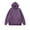 Purple, variant on Honeeladyy Hooded Sweatshirts for Men,Men Casual Hooded Top Round Neck Long Sleeve Pullover Solid Color Sweatshirts Blouse