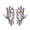 CE1, variant on Gloves & Mittens Half Finger Ice Silk Sun Breathable Sports Sweat Wicking High Elasticity Non Outdoor Cycling Mittens Blue - XL