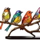 thumbnail image 3 of Acrílico pájaros en rama estatua arte artesanía rama de árbol pájaros esculturas decoración del hogar, 3 of 8