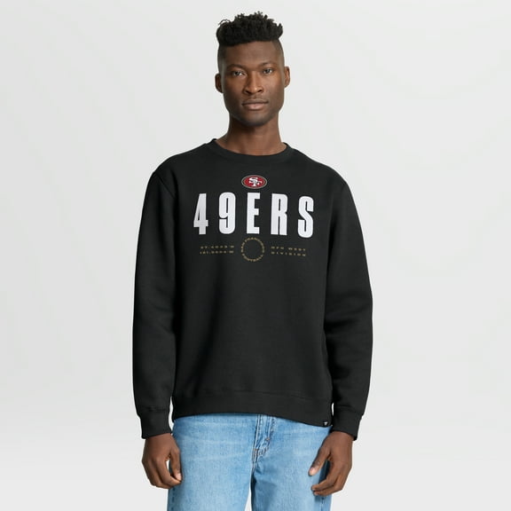 Men's Fanatics Black San Francisco 49ers Direct Handoff Legacy Pullover Sweatshirt