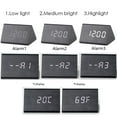 thumbnail image 6 of Dengjunhu Alarm Clock Sound Control Wear Resistant Portable Bedroom Bedside Desktop Wooden Alarm Clock for Gift, 6 of 8