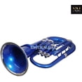 thumbnail image 5 of Brass Bb Flat Musical Instrument Euphonium 3 Valve With Free Hard Case Mouthpiece (Blue), 5 of 5