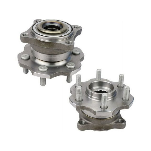 Rear Wheel Hub Assembly Set - Compatible with 2005 - 2012 Nissan Pathfinder 2006 2007 2008 2009 2010 2011