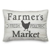 Creative Products Farmers Market 14x20 Spun Poly Pillow