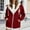 #128-Wine, variant on Cutuoiiu Women's Christmas Printed Long Sleeve Fleece Sherpa Lined Zipper Warm Fuzzy Hooded Jacket Gifts