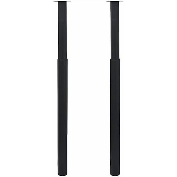 2 Sets of Telescopic Table Legs, Metal Height Adjustable Desk Legs, Support Legs for Table, Replacement Legs for Furniture, Black 28"-43.3",-361