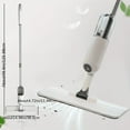 thumbnail image 4 of Spray Floor Mops for Floor Cleaning, Wet Dry Hardwood Floor Mops with 350ML Refillable Bottles, Home or Commercial Use, White, 4 of 10
