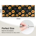 thumbnail image 5 of Black Green Leaf Sunflower Pattern Kitchen Rug Mat,Kitchen Runner Rugs Non Skid Washable,Decorative Kitchen Floor Mats for Kitchen,Sink,Laundry,17"X47", 5 of 5