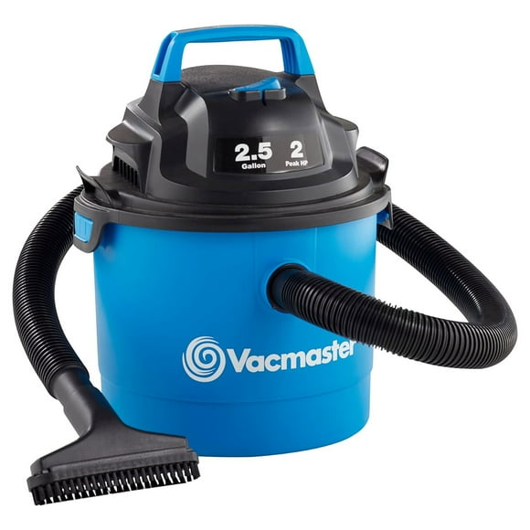 Vacmaster 2.5 Gal 2 HP Portable Wall Mount 2 in 1 Wet/Dry Vacuum