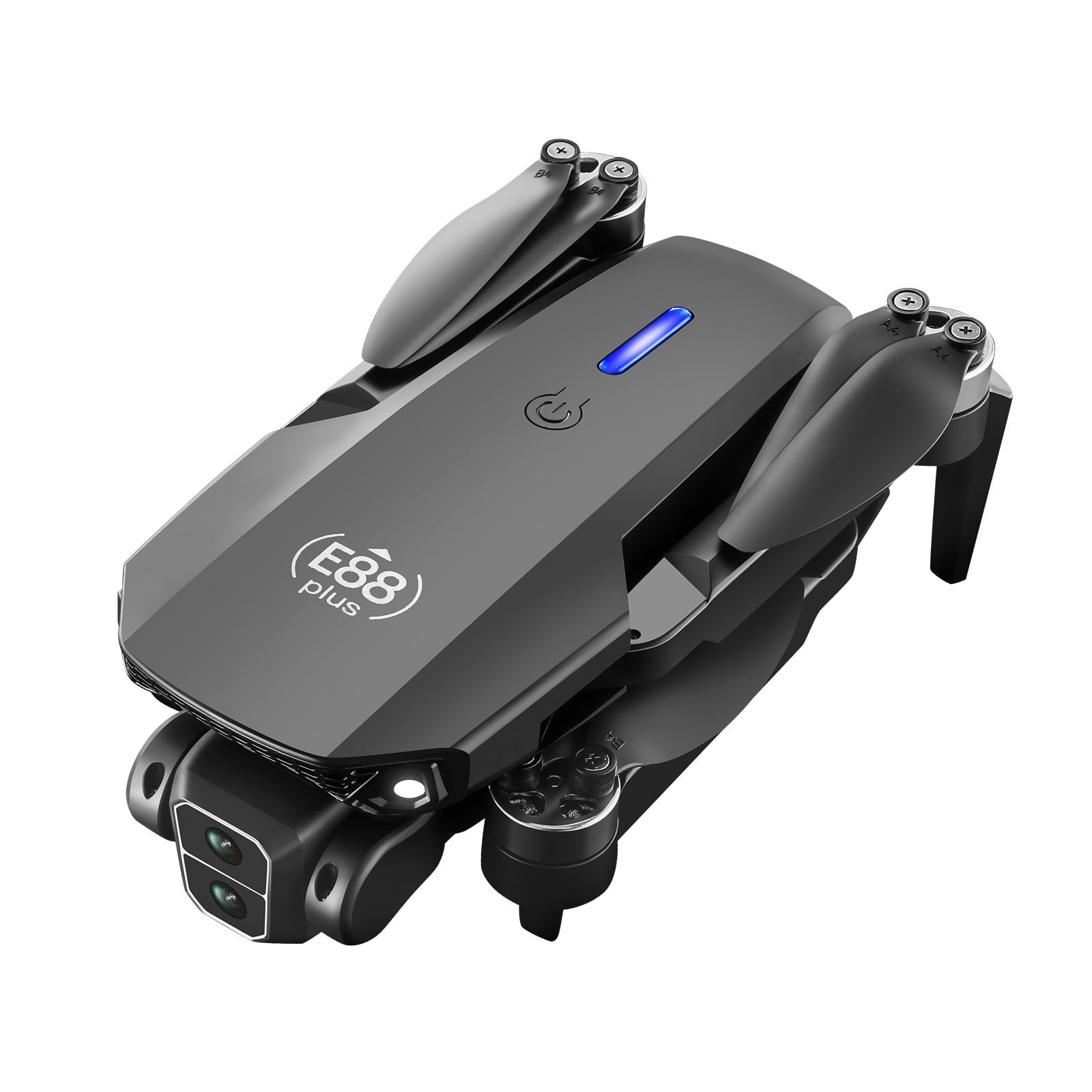 Drone with 4k Pixel High-Definition Dual Camera, Folding Body, Quadcopter with 120°Ultra Wide Angle Lens,Remote Control Toys Gifts