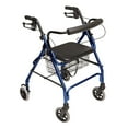 thumbnail image 3 of Graham Field Lumex Walkabout Lite Rollator w/ Seat & 6" Wheels, Royal Blue, 3 of 9