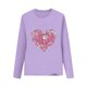 thumbnail image 2 of Blusas y camisas de manga larga con cuello redondo CUHK Top estampado de cuello redondo para primavera y verano Jersey informal Camisa básica de manga larga para niños y niñas Blusa de poliéster para, 2 of 6