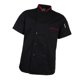 thumbnail image 4 of Cook Chef Coat Camisa de manga corta Cock Shirt Uniforme unisex Uniforme Todos los 5 tamaños L Zulema Chaqueta de chef, 4 of 8