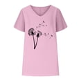 thumbnail image 3 of Birdeem T-Shirts à Col en V pour Femmes Mode Confortable Blouses Féminines Hauts, 3 of 6