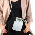 thumbnail image 3 of HELLHERO Flowers Double Layer Small Crossbody Purse Polyester for Adult, 3 of 6
