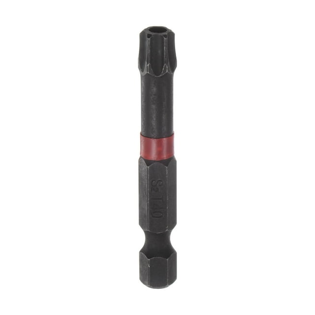 Unique Bargains T40 Magnetic Security Impact Torx Screwdriver Bit 1/4' Hex Shank 2' Length