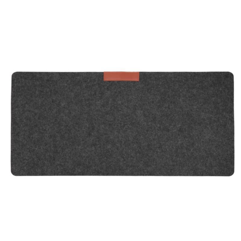 Extra Large Leather Waterproof Desk Pad,not-Slip Gaming Office Mouse Pad Mice Mat,Smooth Surface Table Mat Writing Mat Grey 120x60cm 47x23.6inch