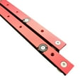 thumbnail image 2 of 1 Set Aluminum Alloy Miter Track And Miter Bar Slider Table Saw Woodworking Tool 600mm T Track + 450mm Miter Bar(Red), 2 of 9