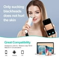 thumbnail image 2 of Blackhead Remover Vacuum, Skin Scrubber with Camera, Visible Exfoliator Vacuum Cleaner, USB Interface Type Pore Vacuum with 6 Suction Heads, 2 of 6