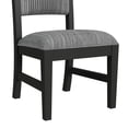 thumbnail image 5 of Woodridge  Dining Side Chair with Grey Fabric in Black with Grain (2 Per Carton), 5 of 8