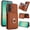 Brown, variant on Wallet Case with Card Holder for Samsung Galaxy A26 5G, 360° Rotation Ring Kickstand Magnetic Clasp and Durable Shockproof Cover