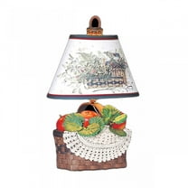 Table Lamp Egg Basket Brown Resin Lamp 18" x 12.25" | Renovator's Supply