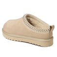 thumbnail image 4 of Smile Popcorn Women's Fuzzy Slippers Cozy Suede Slippers Winter House Shoes Indoor Outdoor, Sand, 4 of 7