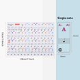 thumbnail image 3 of Garosa Transparent Removable Piano Key Board Sticker for 61/88 Key Electronic Pianos Electronic Piano Sticker Piano Sticker, 3 of 11