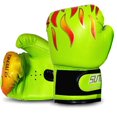 thumbnail image 3 of Boxing Gloves for Kids, Youth Boxing Training Gloves for Kids 3-12, 4&6OZ Punching Bag Kickboxing Thai Mitts MMA Training Sparring Gloves Kids Boxing Gloves for Boys and Girls, 3 of 5