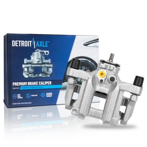 Detroit Axle - Rear Right Brake Caliper for 2016-2021 Honda Civic 2019-2022 Insight Disc Brake Caliper w/Bracket 2017 2018 2019 2020 Replacement Passenger Side Assembly