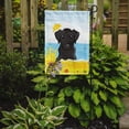 thumbnail image 2 of Black Labrador Summer Beach Flag Garden Size BB2103GF, 2 of 3