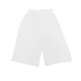 thumbnail image 7 of Yubnlvae Cropped Elastic Waist Pants - Summer 3/4 Length Trousers (Lightweight, Casual & Beach Ready) White L, 7 of 7