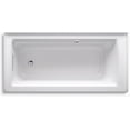 thumbnail image 6 of Kohler 1948-LAW-95 66 x 32 in. Archer Alcove Bath with Bask Heated Left Surface Drain - Ice Gray, 6 of 6