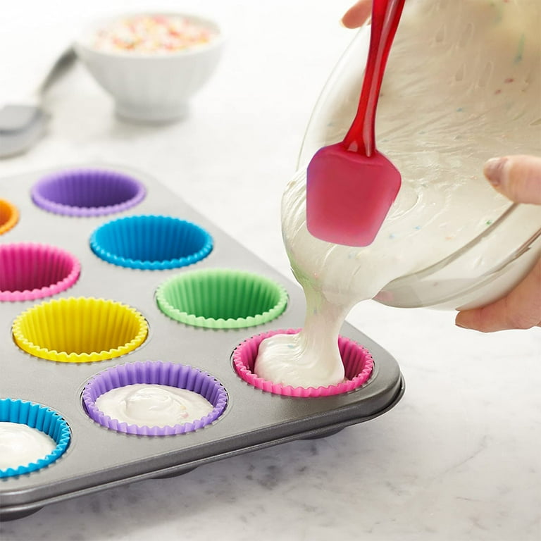 Silicone Cookie Spatula (3pcs), Kitchen Blender Cake Making