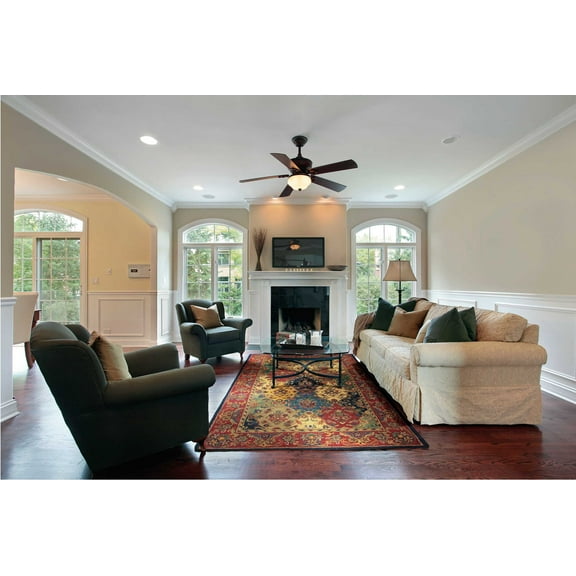 Nourison India House Persian Multicolor 5' x 8' Area Rug, (5x8)