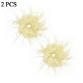 thumbnail image 2 of LELINTA 2PCS Fluffy Messy Wavy Ponytail Bun Hair Piece Ponytail Hair Extensions Scrunchies Updo Hairpiece Curly Bun Synthetic Extensions Chignon for Women Ladies, 2 of 7